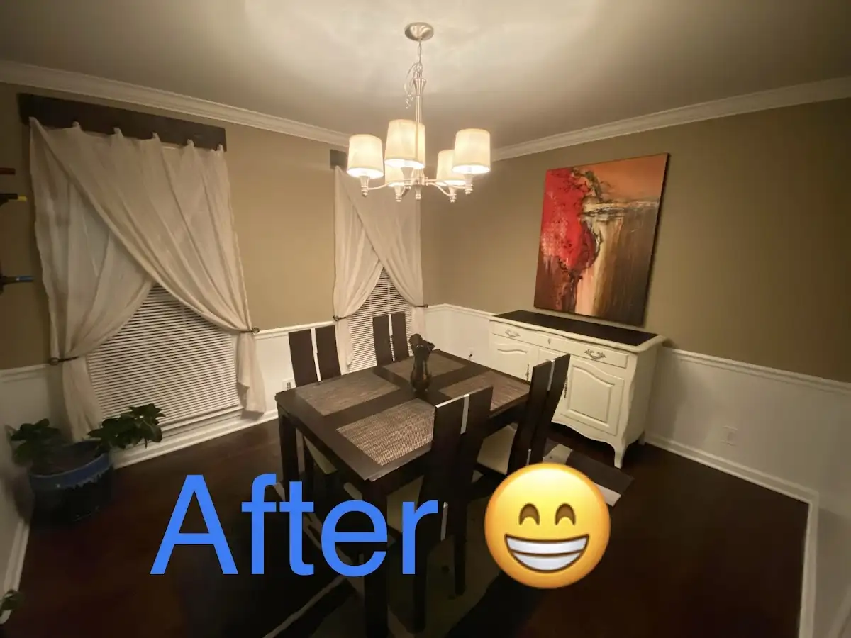 Professional dining room restoration after water damage in East End